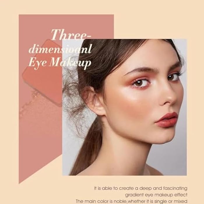 Colors Colorful FLORAL FLUSH BLUSH Palette Makeup, Matte Shimmer Eye Shadow Powder Palette,Naturing-Looking Long Lasting Waterproof - cover -8 COLORS - Image 4